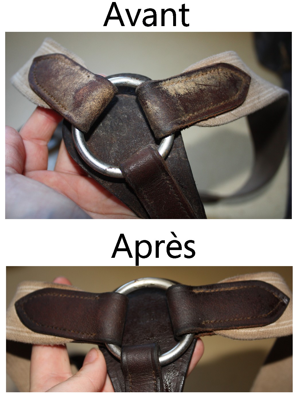 Étrier anglais cuir marron 42 X 1 cuir cheval tack équin neuf