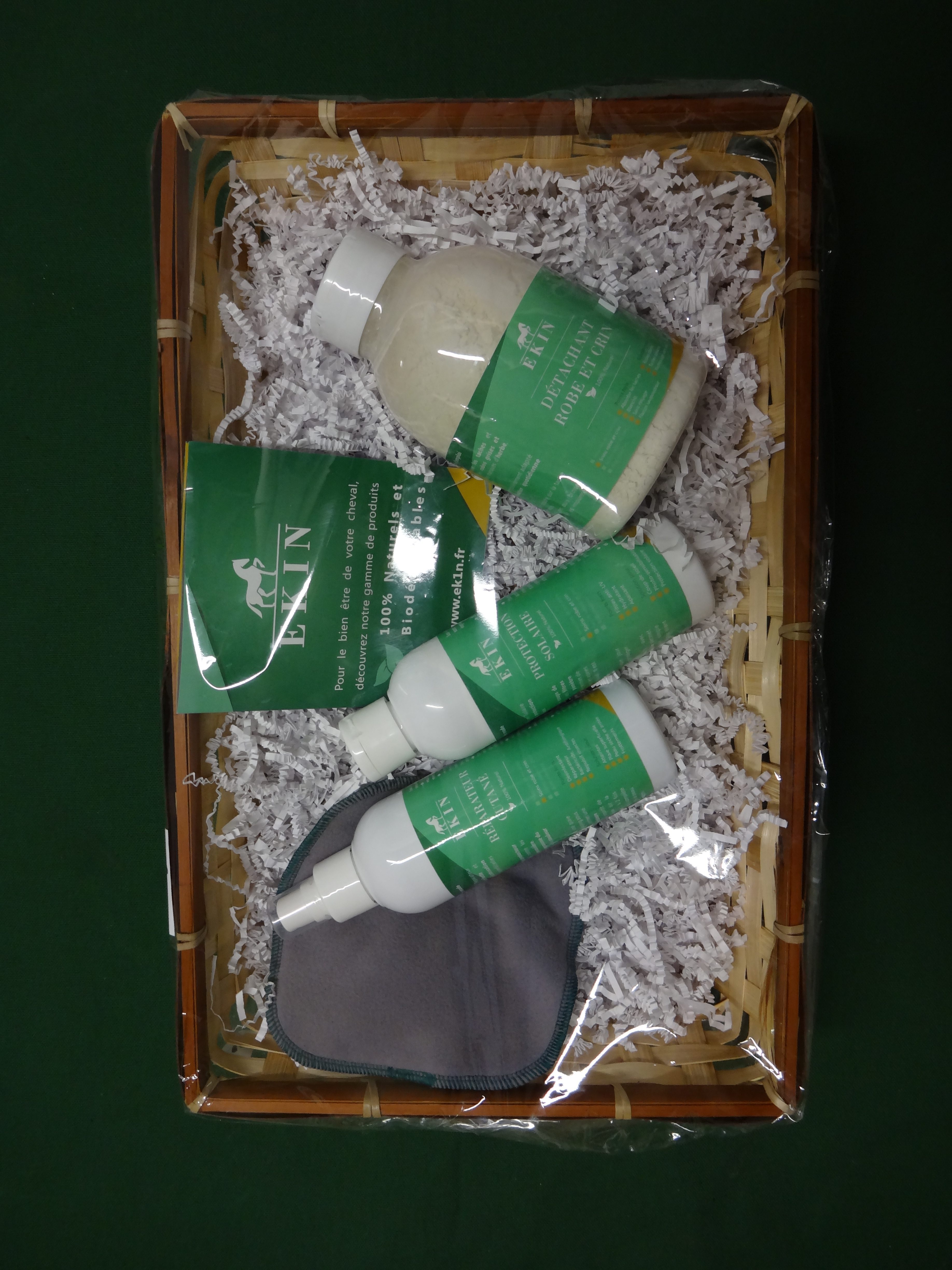 EKIN Coffret cadeaux Cheval gris - Produits 100% Naturels - EKIN